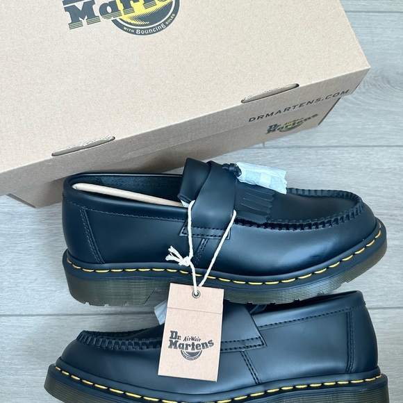 Dr Martens Adrian tassel loafers black premium leather sz 9 men’s BRAND NEW - Picture 1 of 8